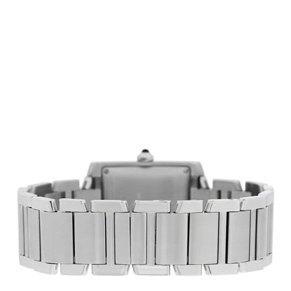 Cartier Stainless Steel 28mm Tank Francaise Automatic Watch 3 of 4