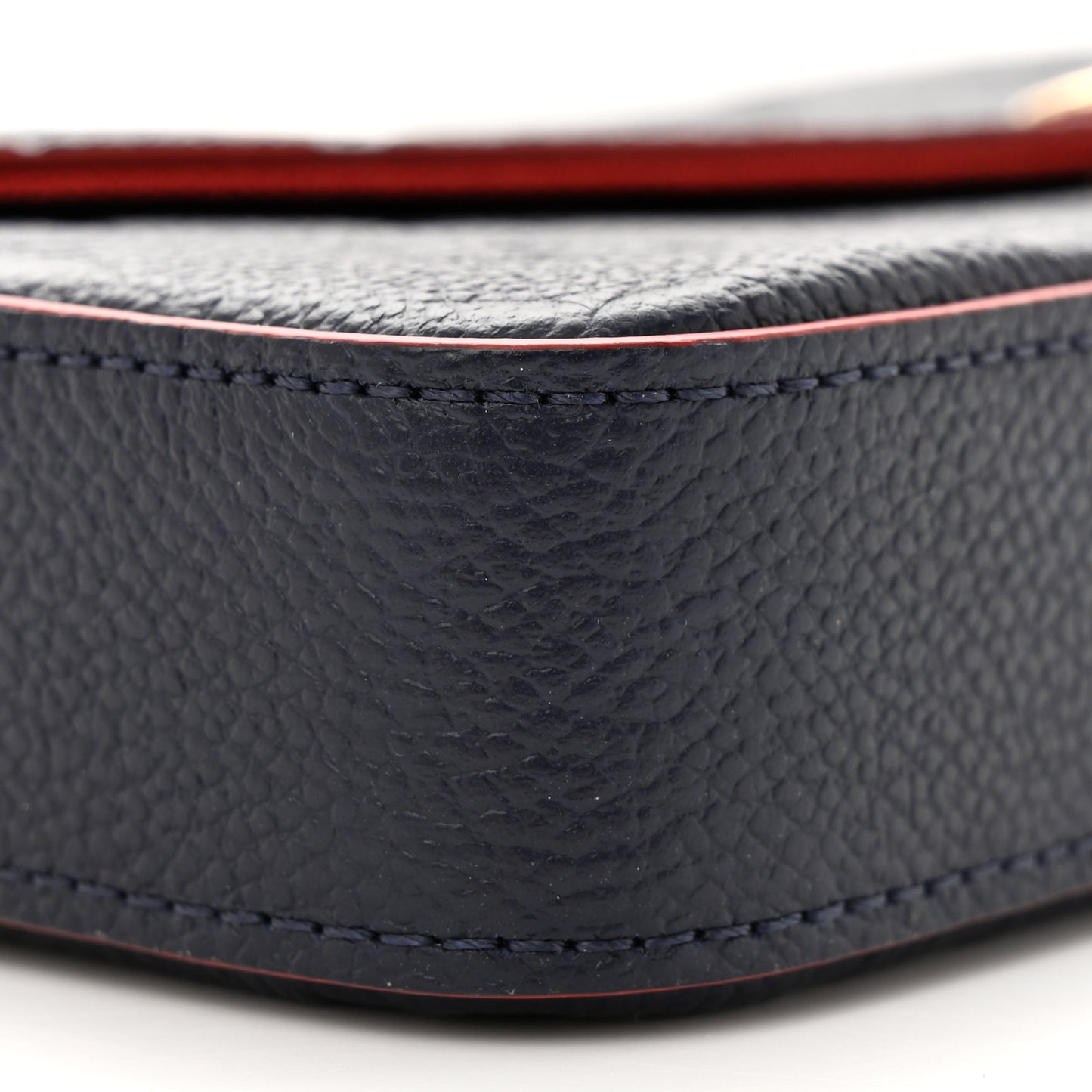 Empreinte Pochette Felicie Chain Wallet Marine Rouge