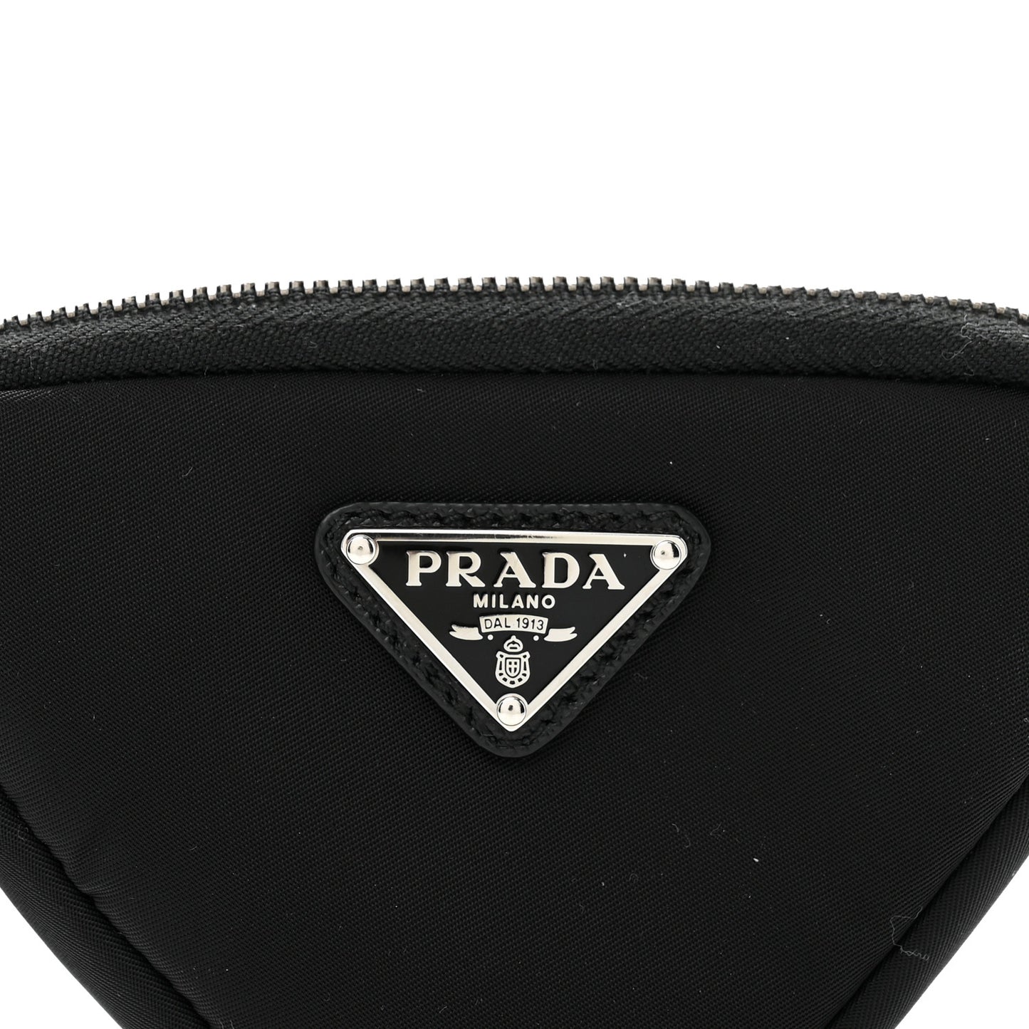 Re-Nylon Belt With Triangle Pouch 85 34 Black