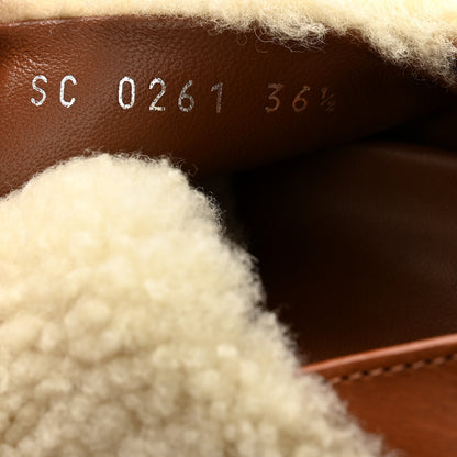 Louis Vuitton Shearling Paseo Flat Comfort Sandal 36.5 Nude 8 of 9