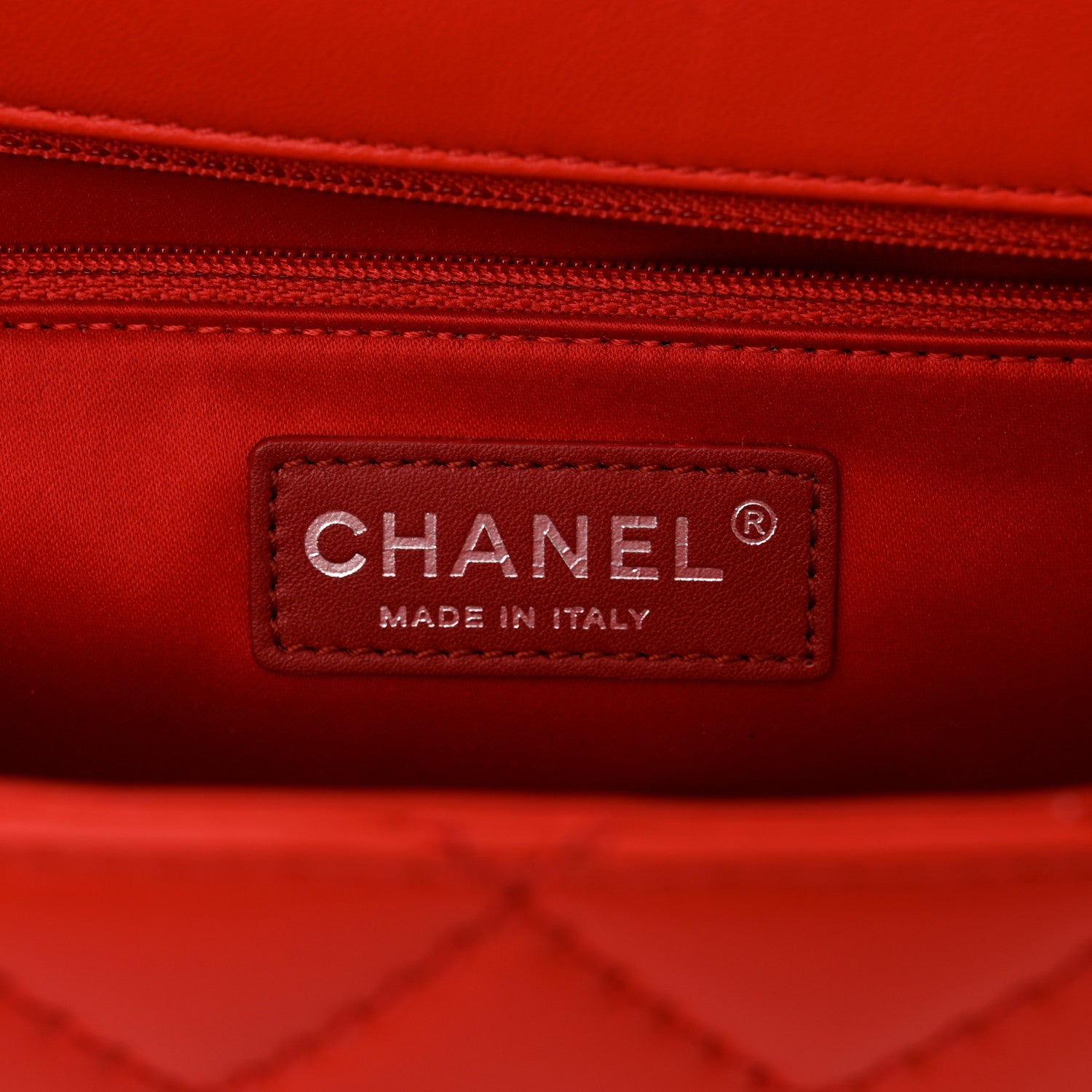 Chanel Lambskin Quilted Easy Carry Jumbo Flap Red 6 of 11