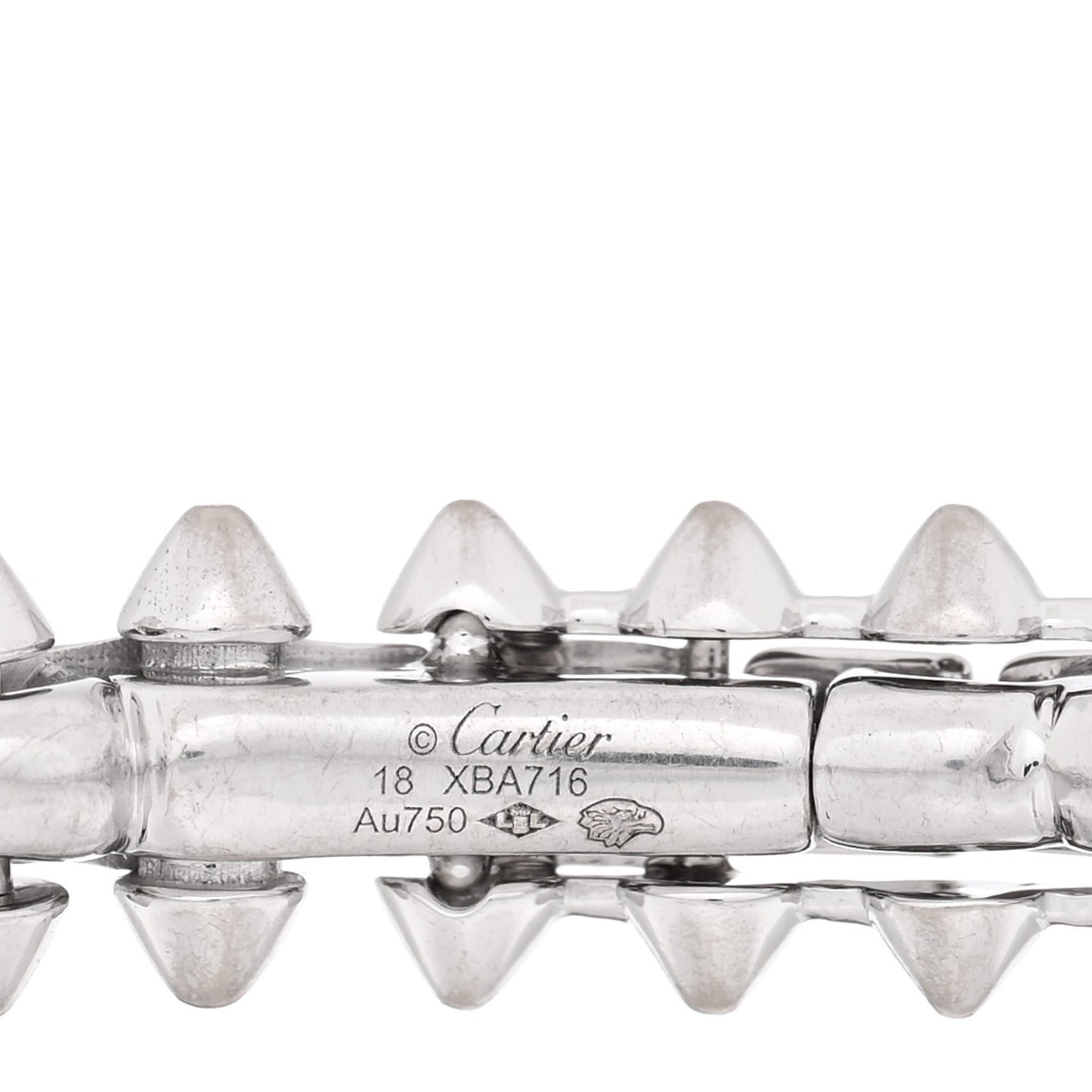 18K White Gold Medium Clash De Cartier Bracelet 18