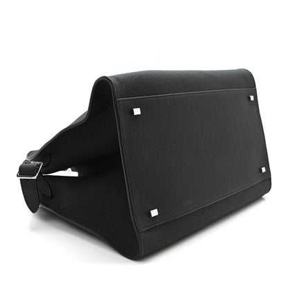 The Row Matte Grained Calfskin Soft Margaux 15 Black 8 of 9