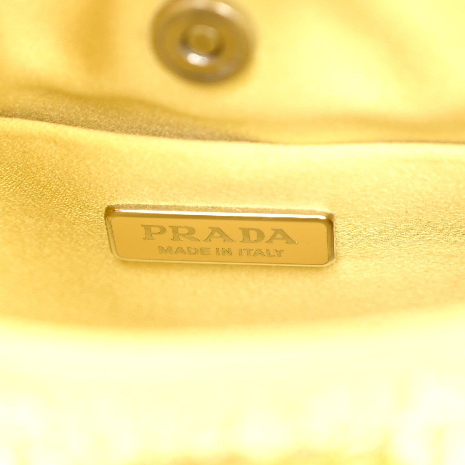 Prada Satin Crystal Cleo Adjustable Strap Shoulder Bag Ananas 6 of 10