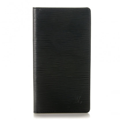 Louis Vuitton Epi Checkbook Organizer Wallet Black 1 of 7
