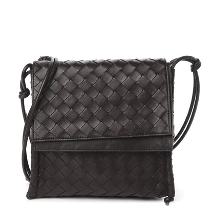 Bottega Veneta Nappa Intrecciato Small Knot Flap Crossbody Fondente 1 of 9