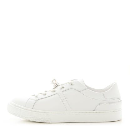 Hermes Calfskin Day Sneakers 40.5 White 1 of 9