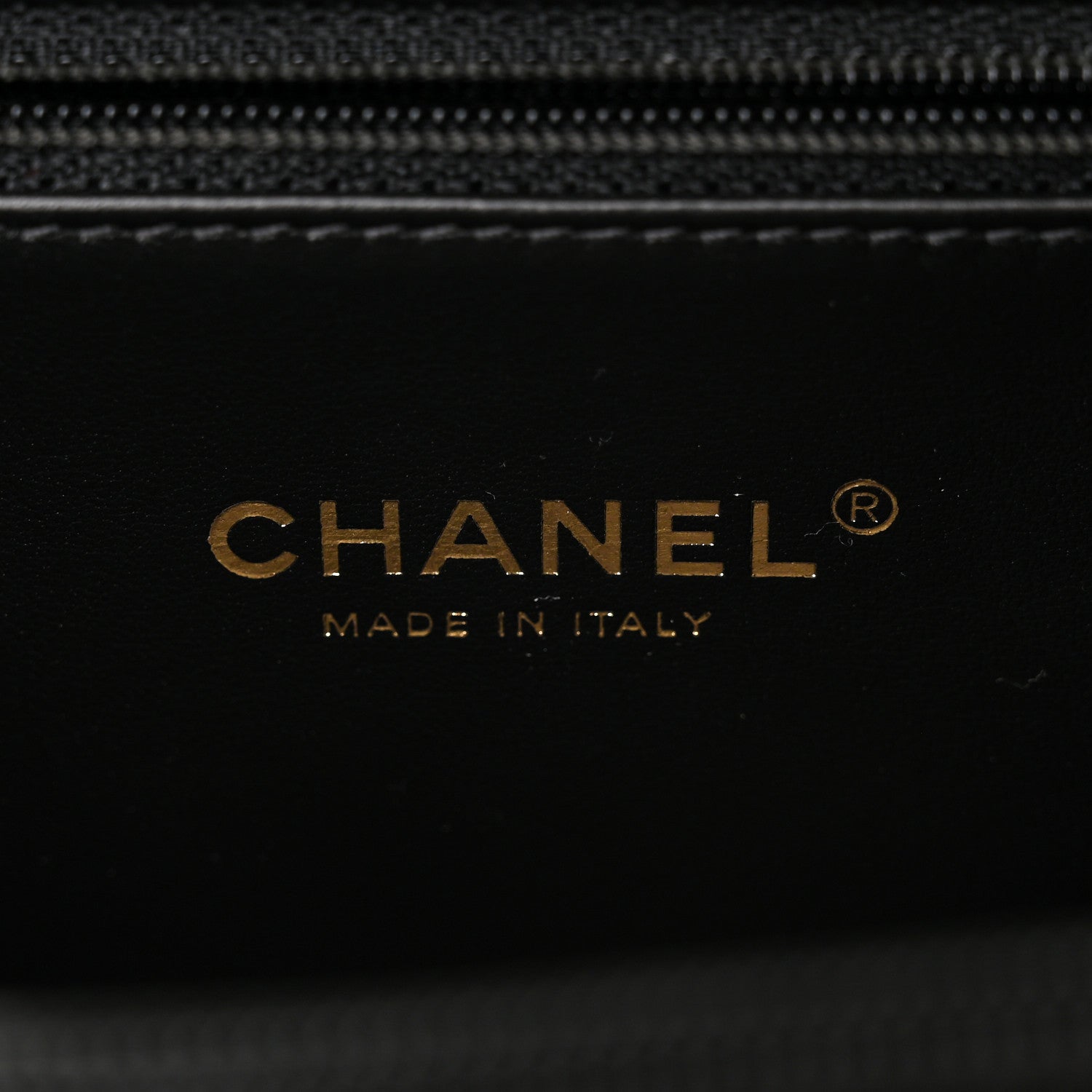 Chanel Caviar Quilted Medium CC Filigree Vanity Case Beige Black 6 of 10