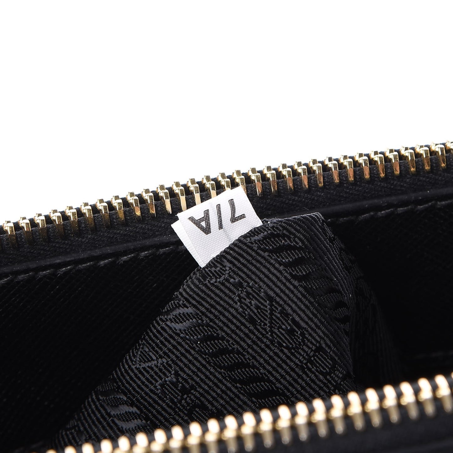 Saffiano Small Galleria Double Zip Tote Black