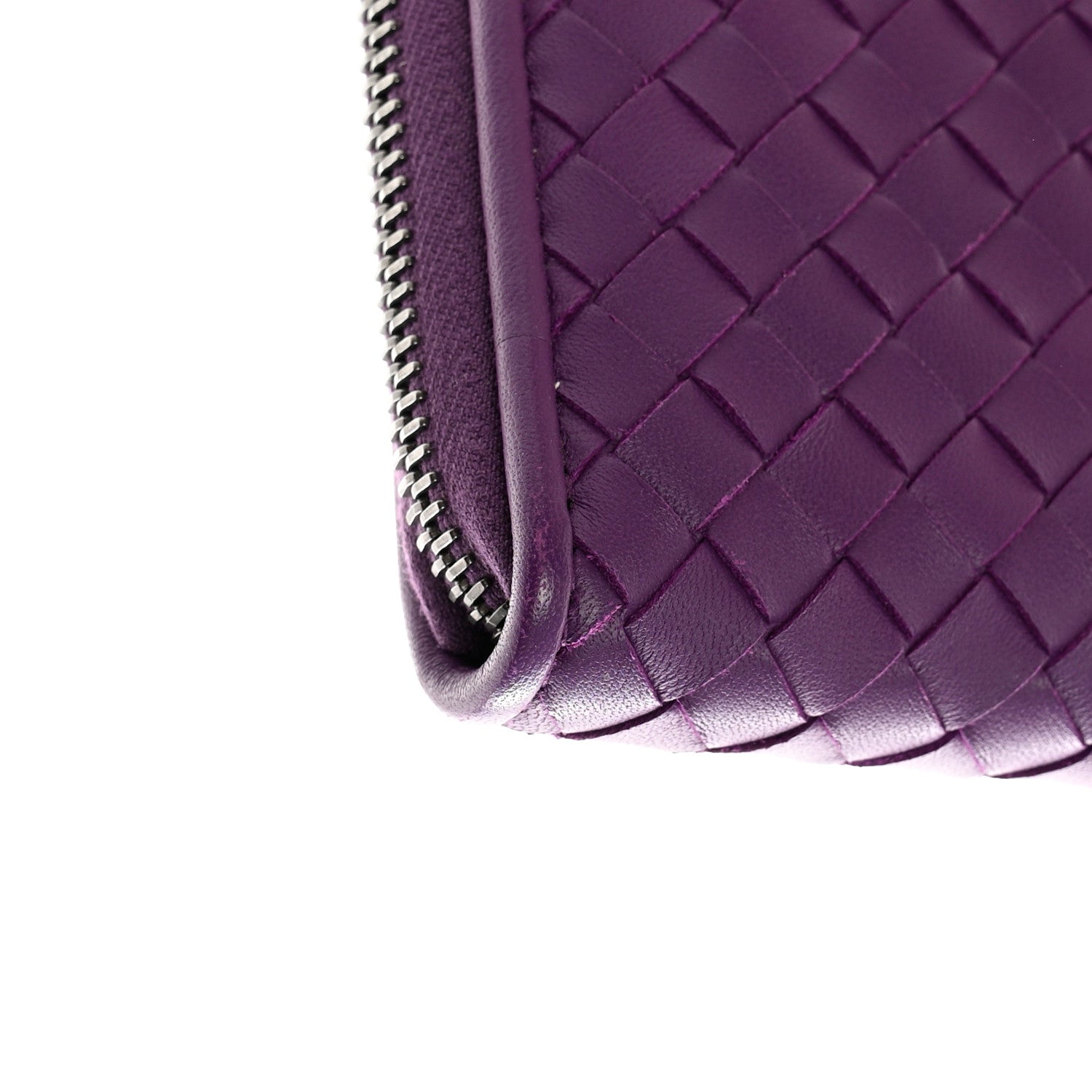 Bottega Veneta Nappa Intrecciato Zip Around Wallet Monalisa 10 of 11