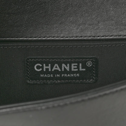 Chanel Lambskin Pleated Small Boy Flap Black 6 of 11