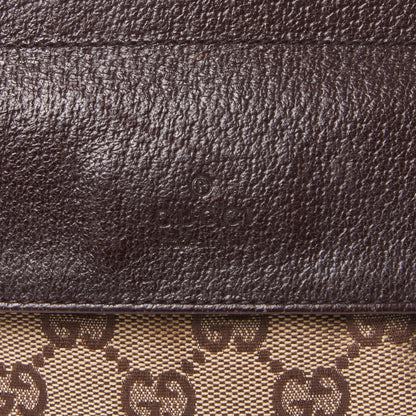 Gucci GG Monogram Double Pocket Belt Bag Dark Brown 6 of 8