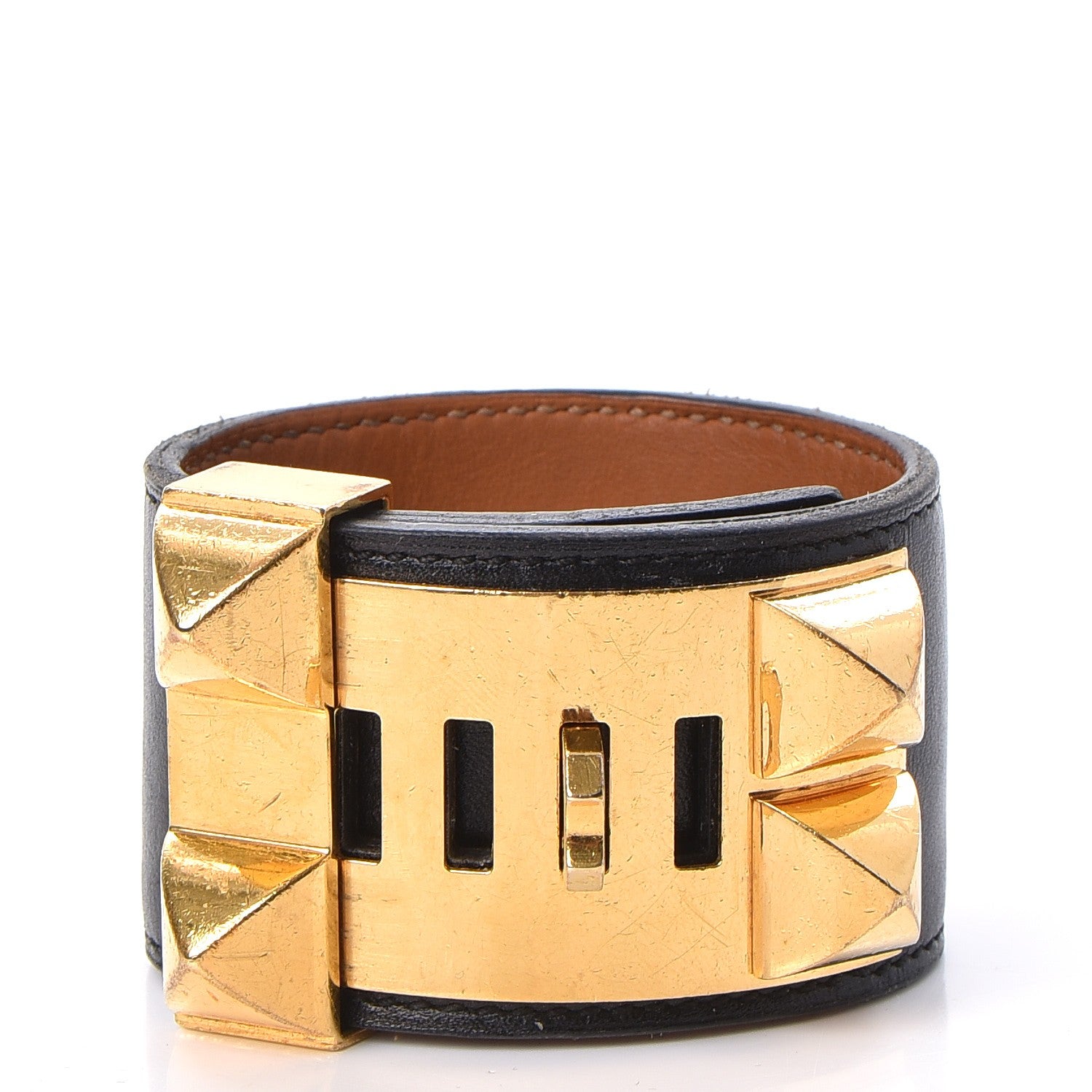 Hermes Box Collier De Chien CDC Bracelet S Black 4 of 10