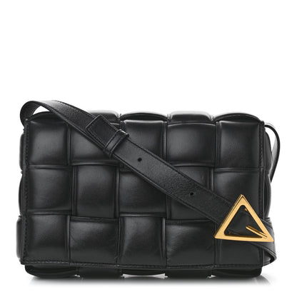 Bottega Veneta Nappa Maxi Intreccio Padded Cassette Crossbody Bag Black 1 of 10