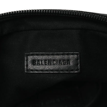 Balenciaga Nylon Logo Explorer Crossbody Messenger Bag Black 7 of 16
