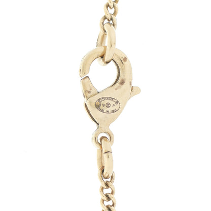 Chanel Lambskin CC Chain Necklace Gold Black 6 of 6