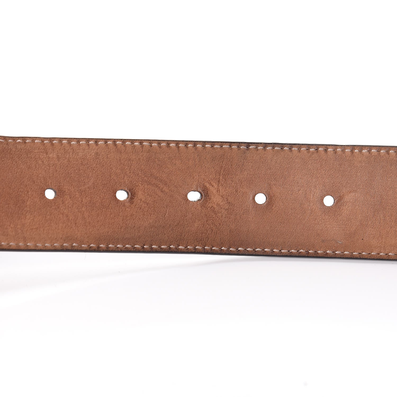 Gucci Calfskin Web Interlocking G Belt 105 42 Black 6 of 8
