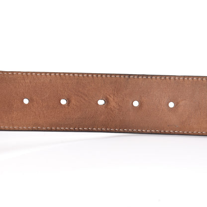 Gucci Calfskin Web Interlocking G Belt 105 42 Black 6 of 8