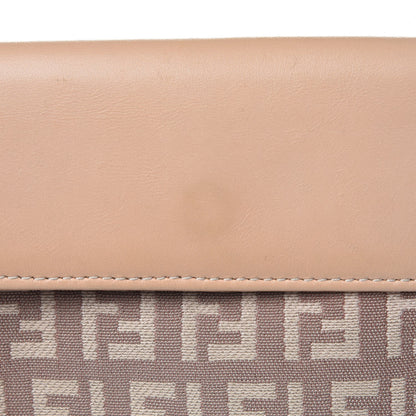 Fendi Zucchino Compact Wallet Beige 12 of 14