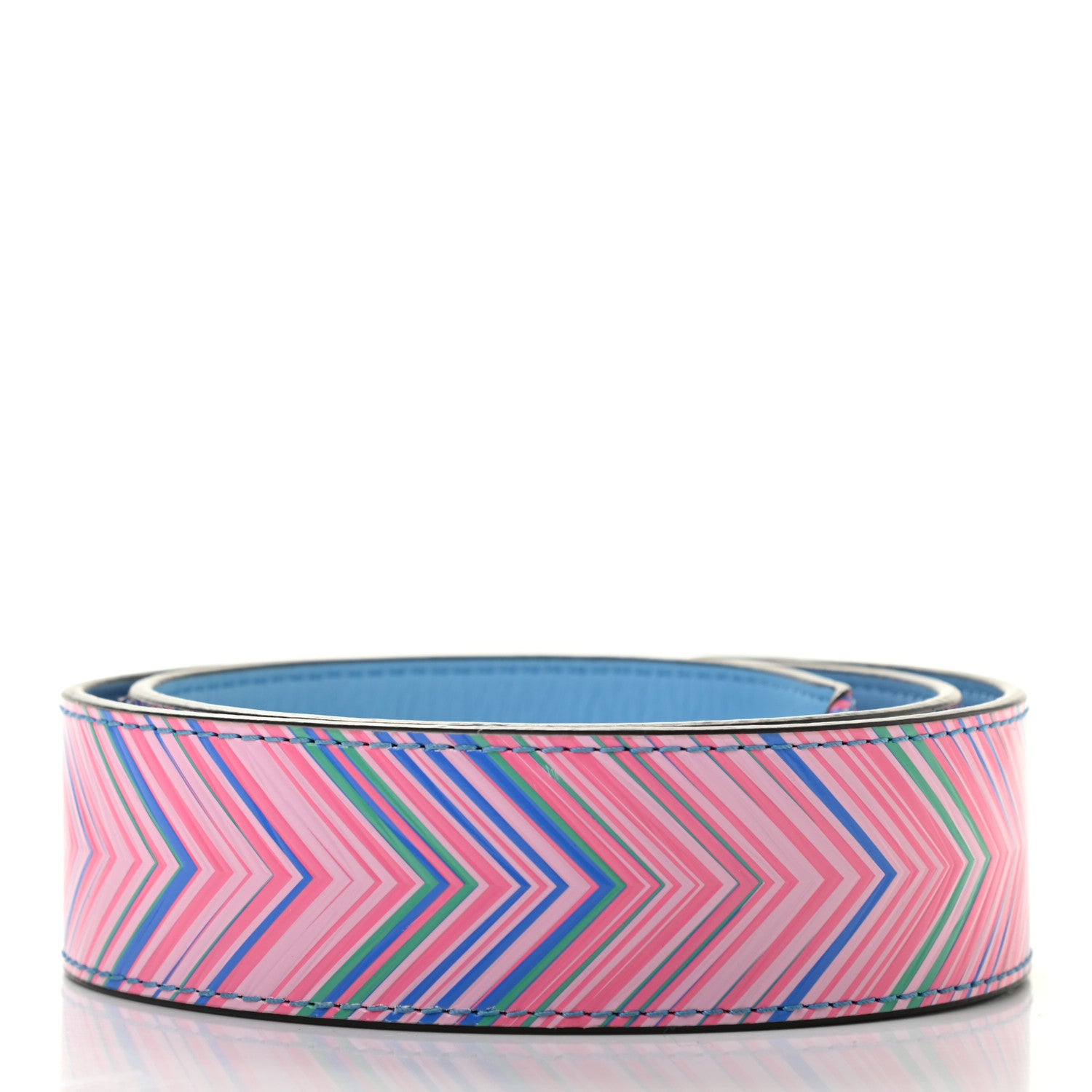 Louis Vuitton Epi Tropical Bandouliere Shoulder Strap Blue Rose 2 of 8
