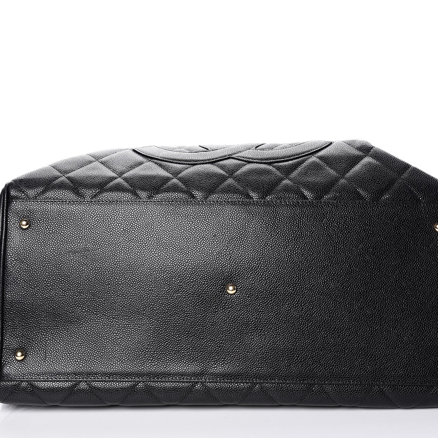 Caviar Quilted CC Tote Black