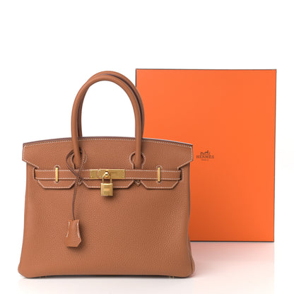Hermes Togo Birkin 30 Gold 11 of 11