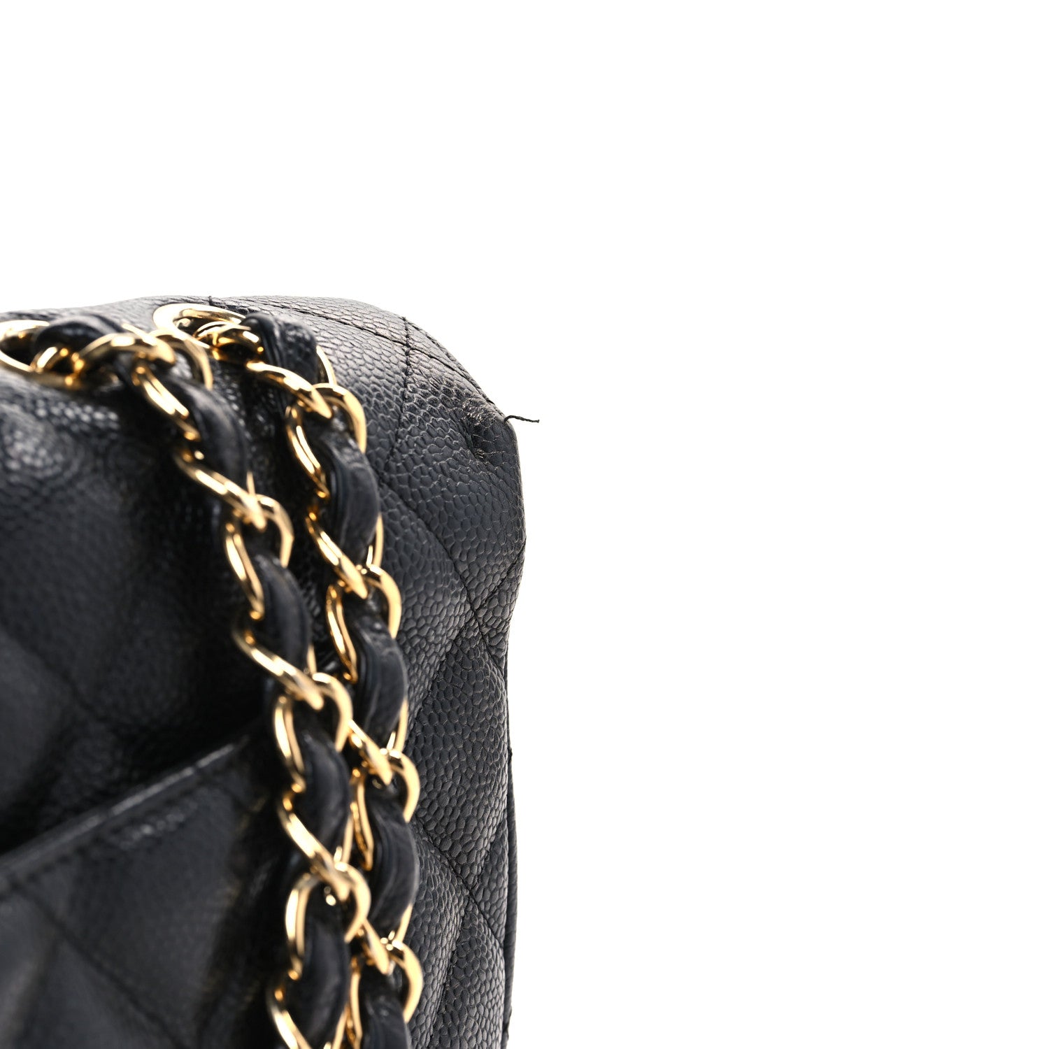 Chanel Caviar Quilted Jumbo Single Flap Black 10 of 10