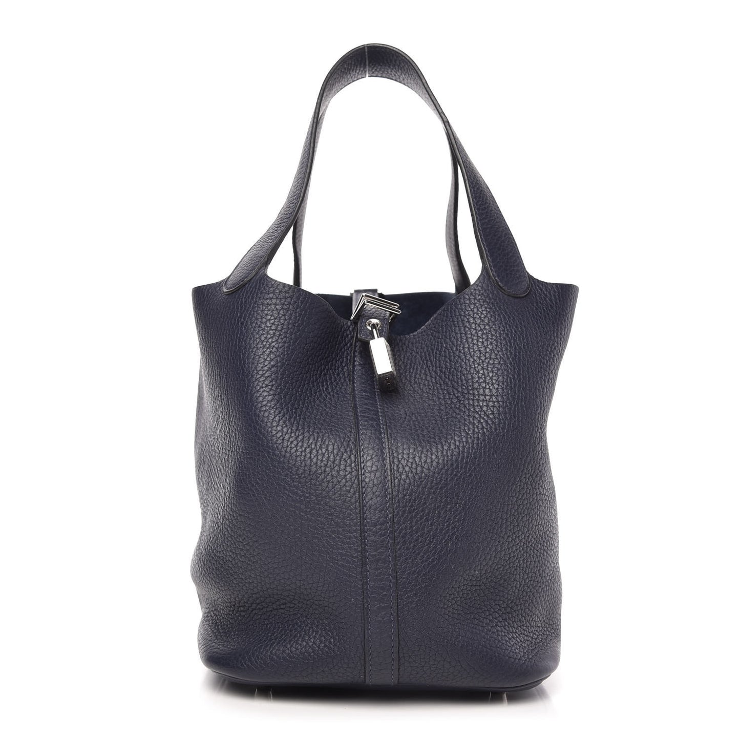 Taurillon Clemence Picotin Lock 22 MM Bleu Nuit