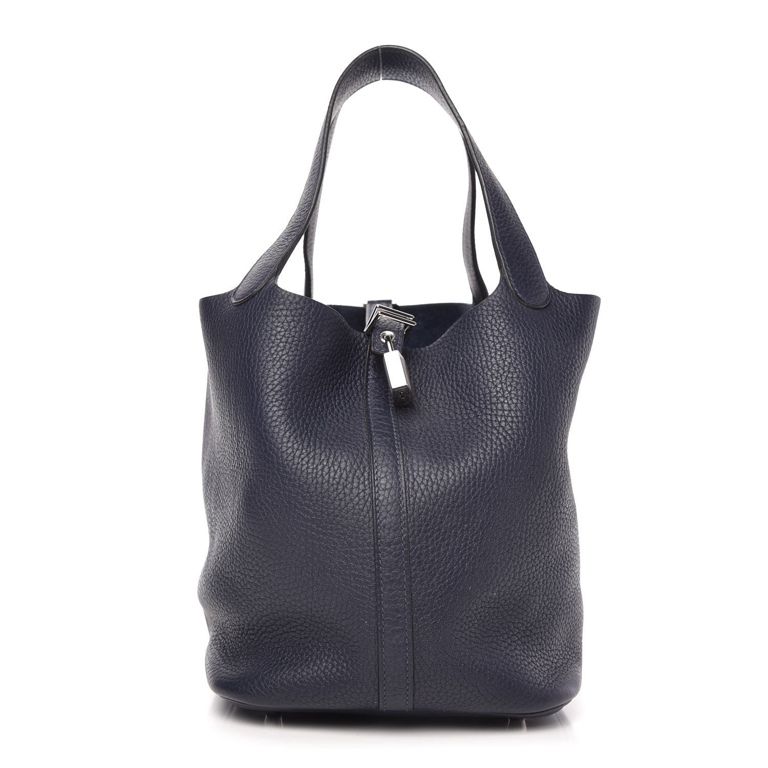 Hermes Taurillon Clemence Picotin Lock 22 MM Bleu Nuit 1 of 9
