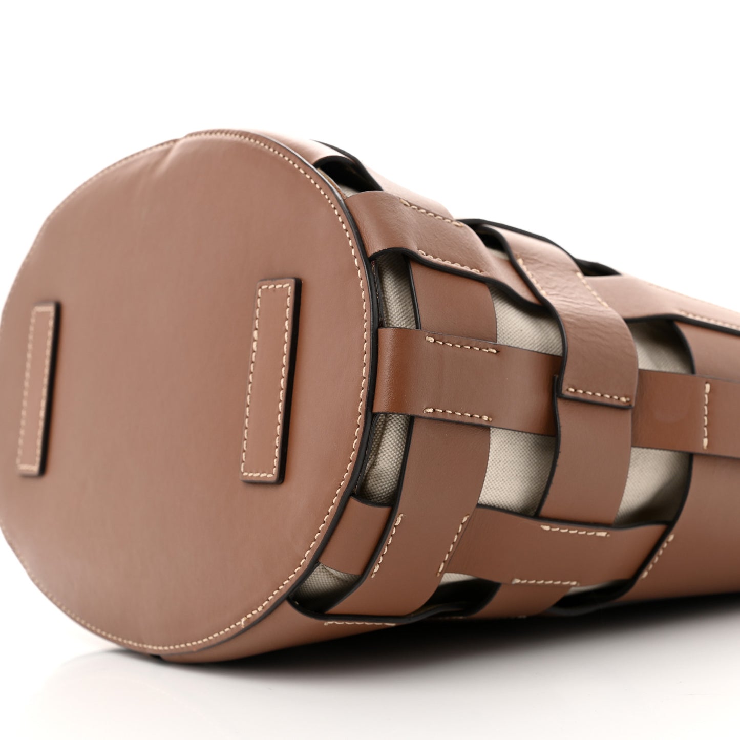 Smooth Calfskin Small Foster Bucket Bag Tan