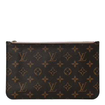 Louis Vuitton Monogram Neverfull MM GM Pochette Rose Ballerine 1 of 13