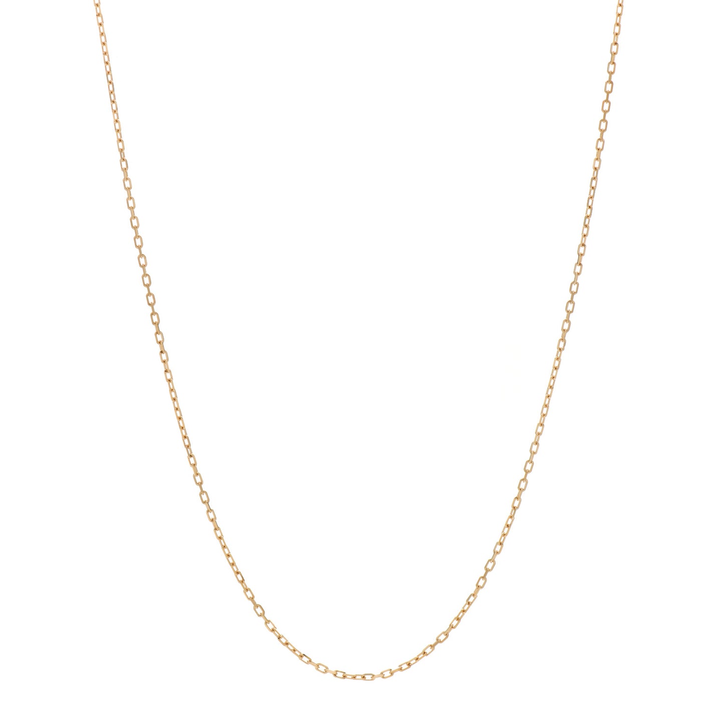 18K Yellow Gold Chain Necklace