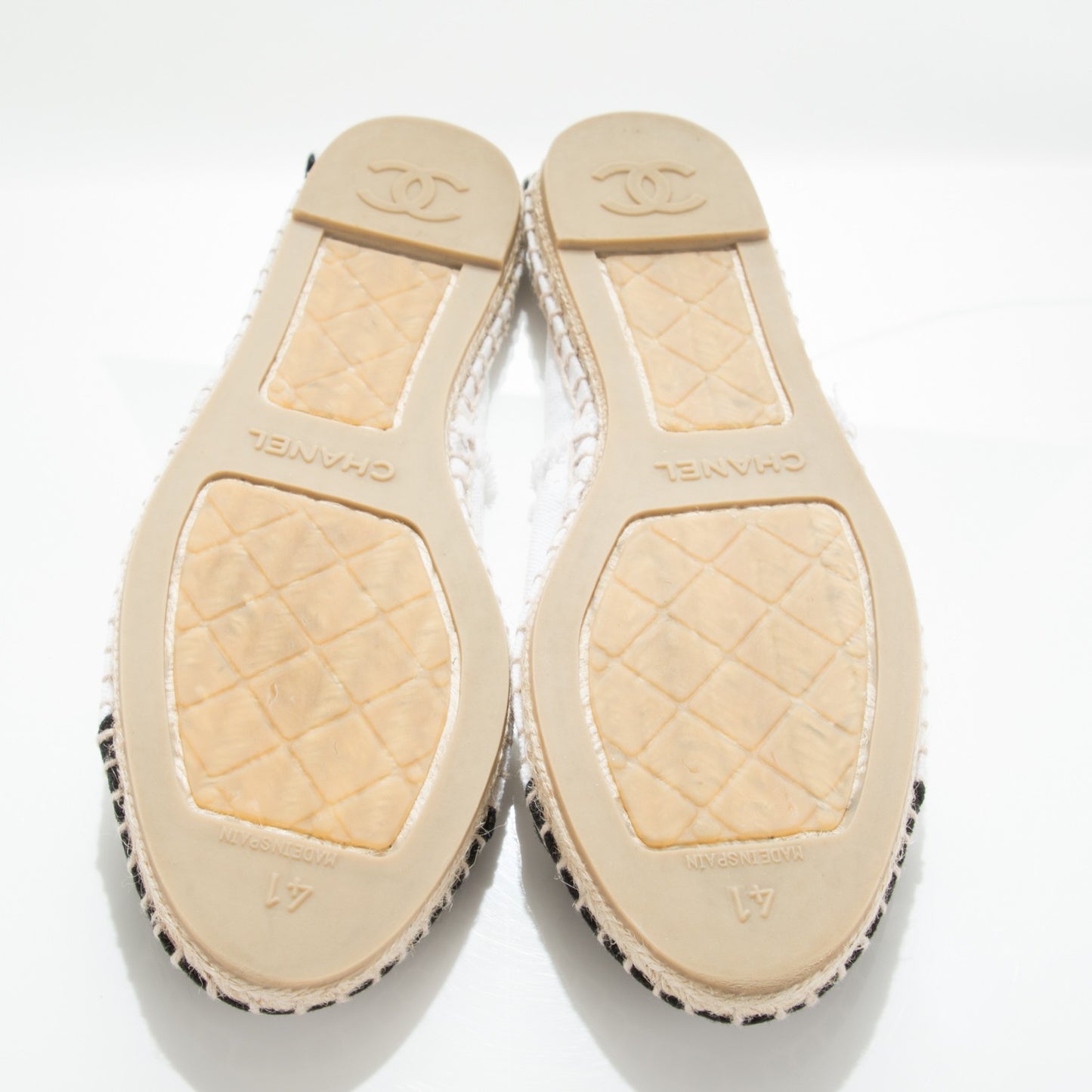 Canvas CC Espadrilles 41 White Black