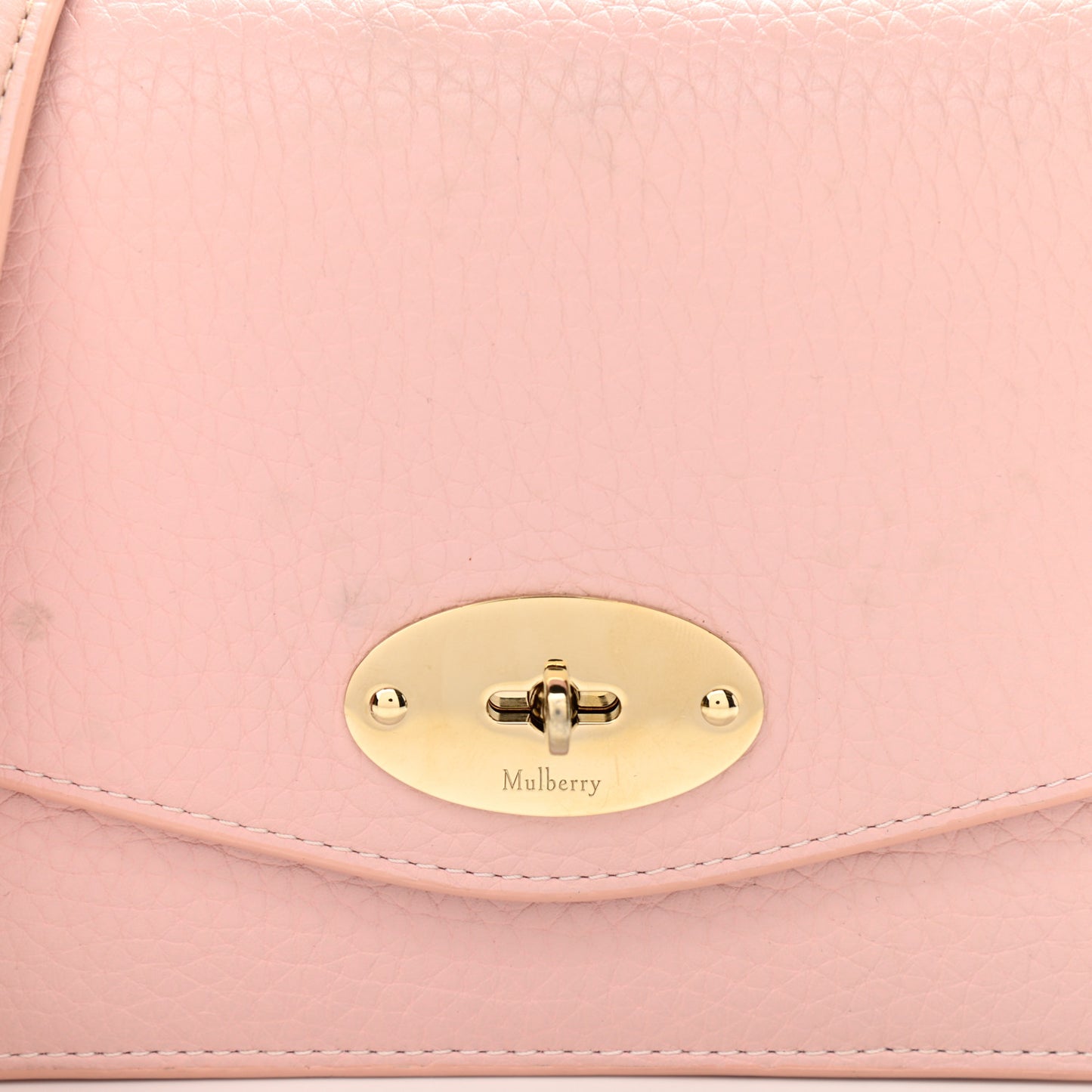 Small Classic Grain Calfskin Small Darley Powder Pink