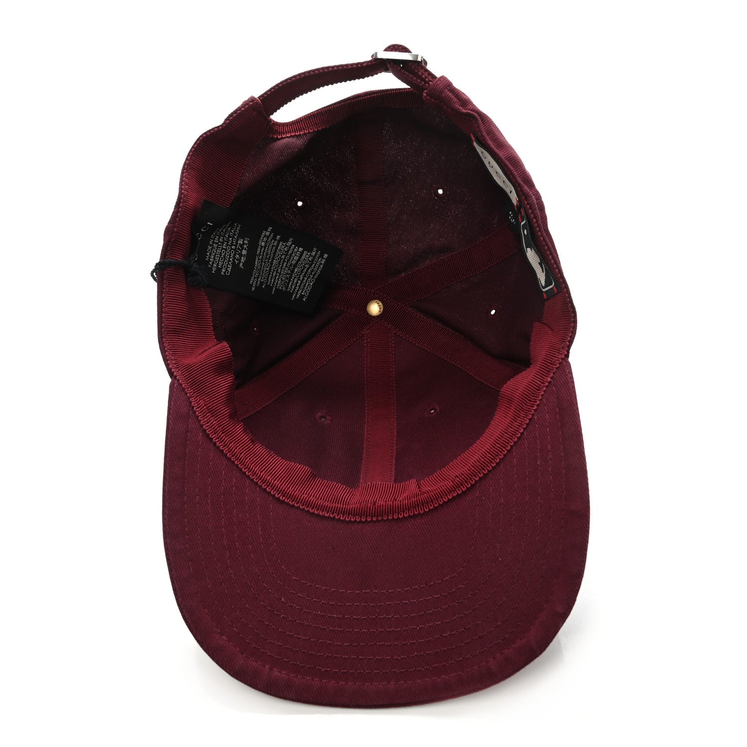 Gucci X MLB Cotton NY Yankees Baseball Hat 57-61 Lacquer 7 of 9