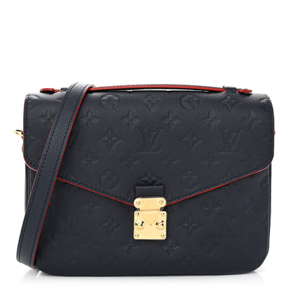 Louis Vuitton Empreinte Pochette Metis Marine Rouge 1 of 11