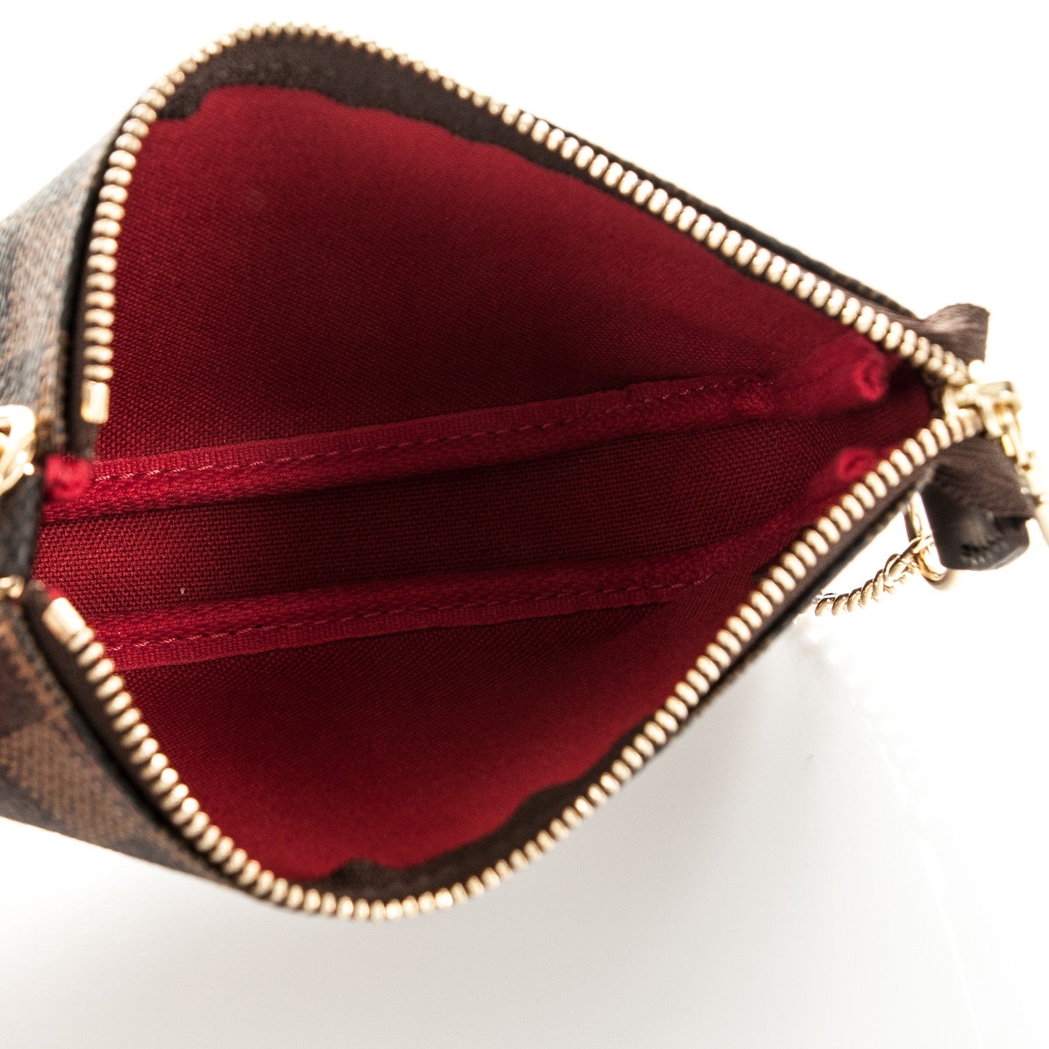 Louis Vuitton Damier Ebene Mini Pochette Accessories 5 of 8