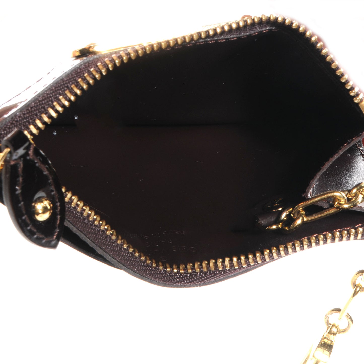 Vernis Key Pouch Amarante