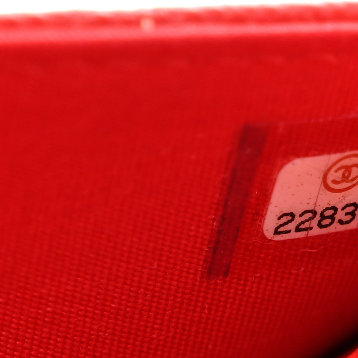 Caviar Quilted Golden Class Wallet On Chain WOC Red