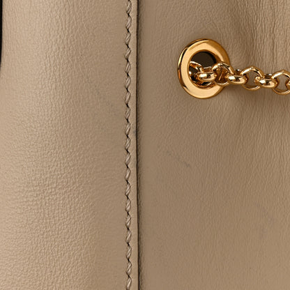 Fendi Vitello Grace King Karligraphy Chain Bucket Bag Nuvola Praline 14 of 18