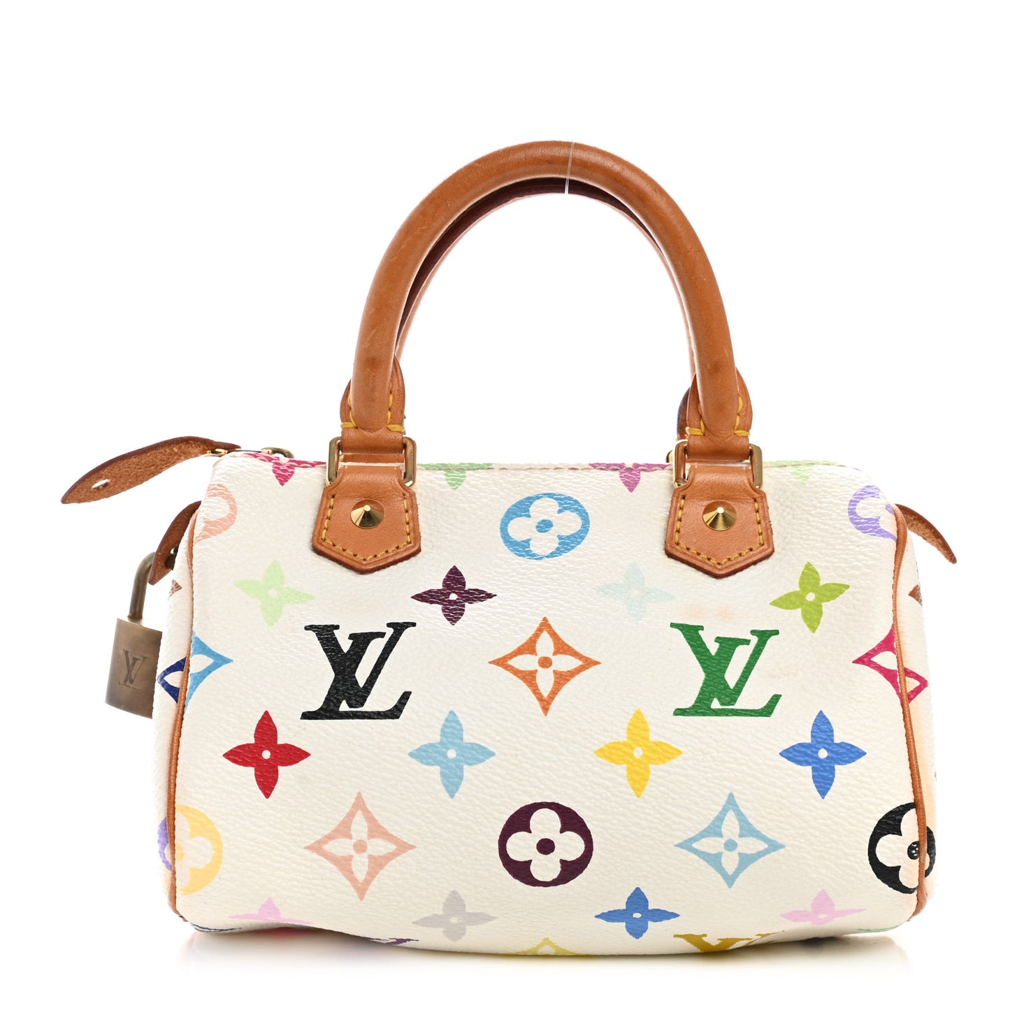 Monogram Multicolor Mini Sac HL Speedy White