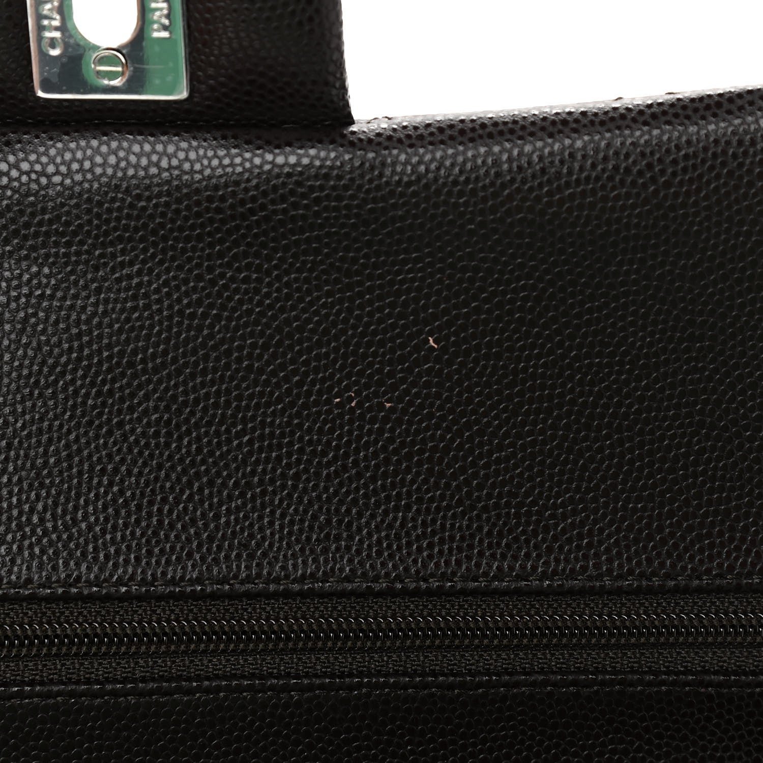 Chanel Caviar Quilted Medium Double Flap Black 11 of 12