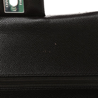 Chanel Caviar Quilted Medium Double Flap Black 11 of 12
