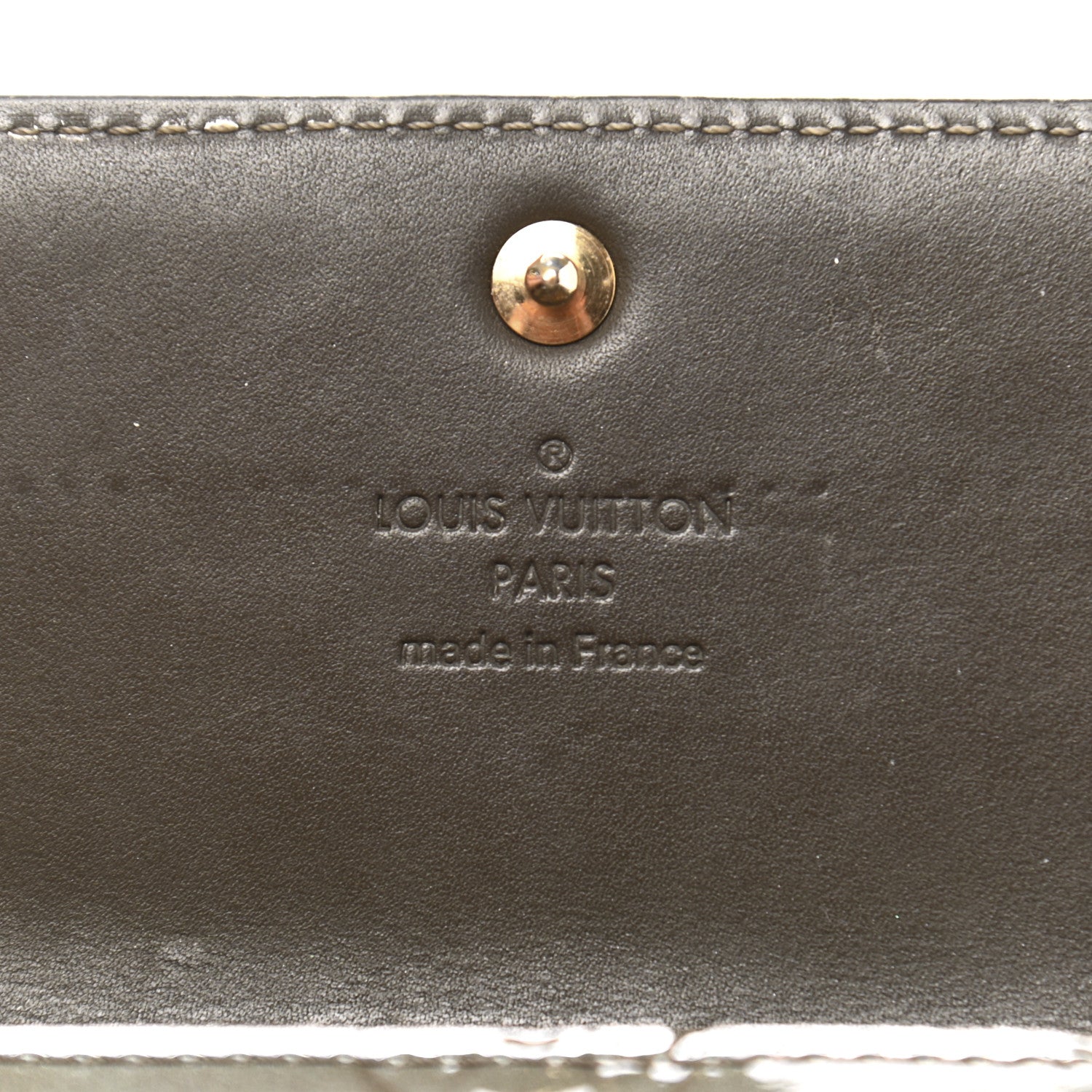 Louis Vuitton Vernis Sarah Wallet Vert Bronze 7 of 10