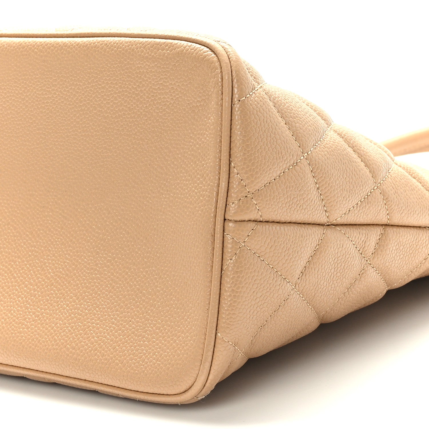 Chanel Caviar Quilted Medallion Tote Beige 9 of 9