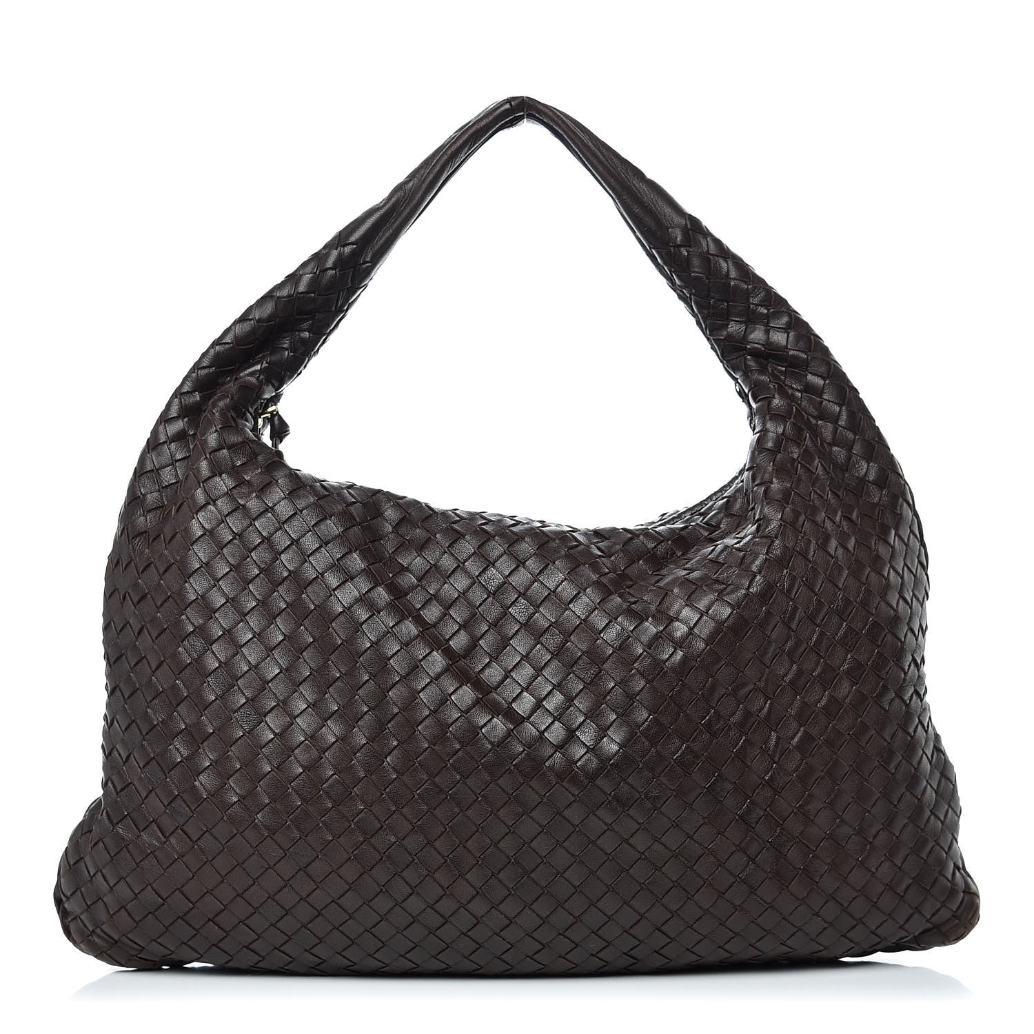 Bottega Veneta Nappa Intrecciato Large Veneta Hobo Ebano 1 of 11