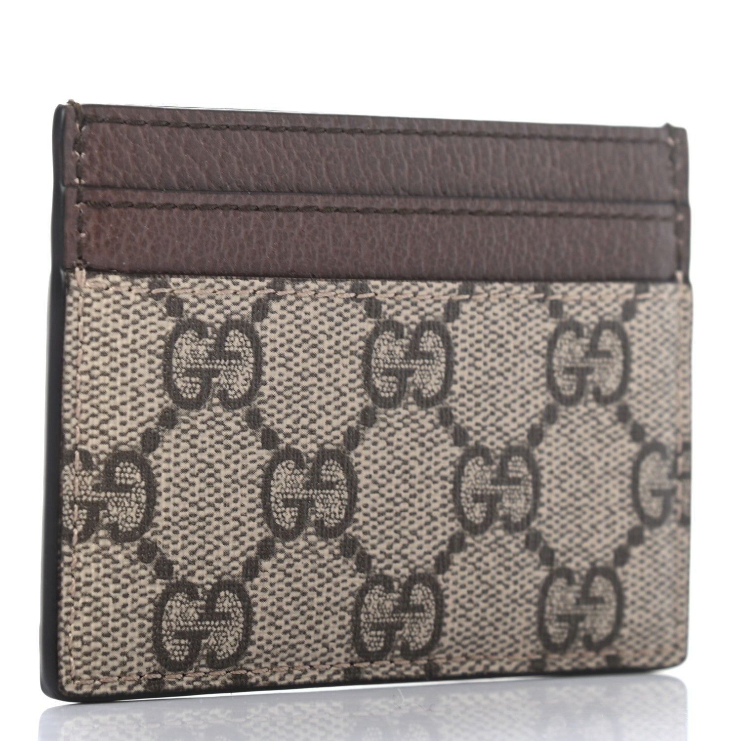 Gucci GG Supreme Monogram Ophidia Card Holder Brown 3 of 6
