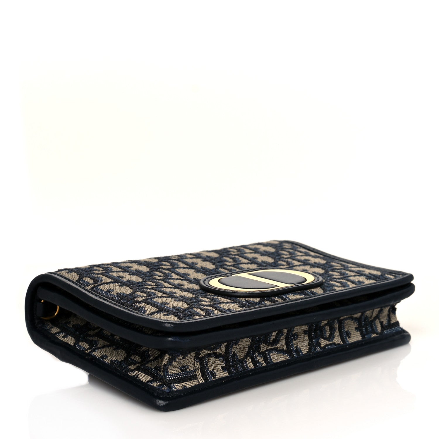 Christian Dior Oblique 30 Montaigne 2-In-1 Pouch Blue 4 of 10