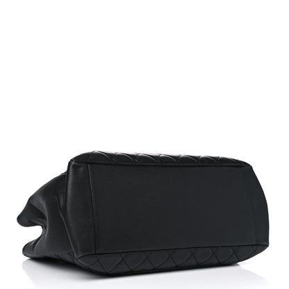 Chanel Caviar Quilted Grand Shopping Tote GST Black 3 of 11
