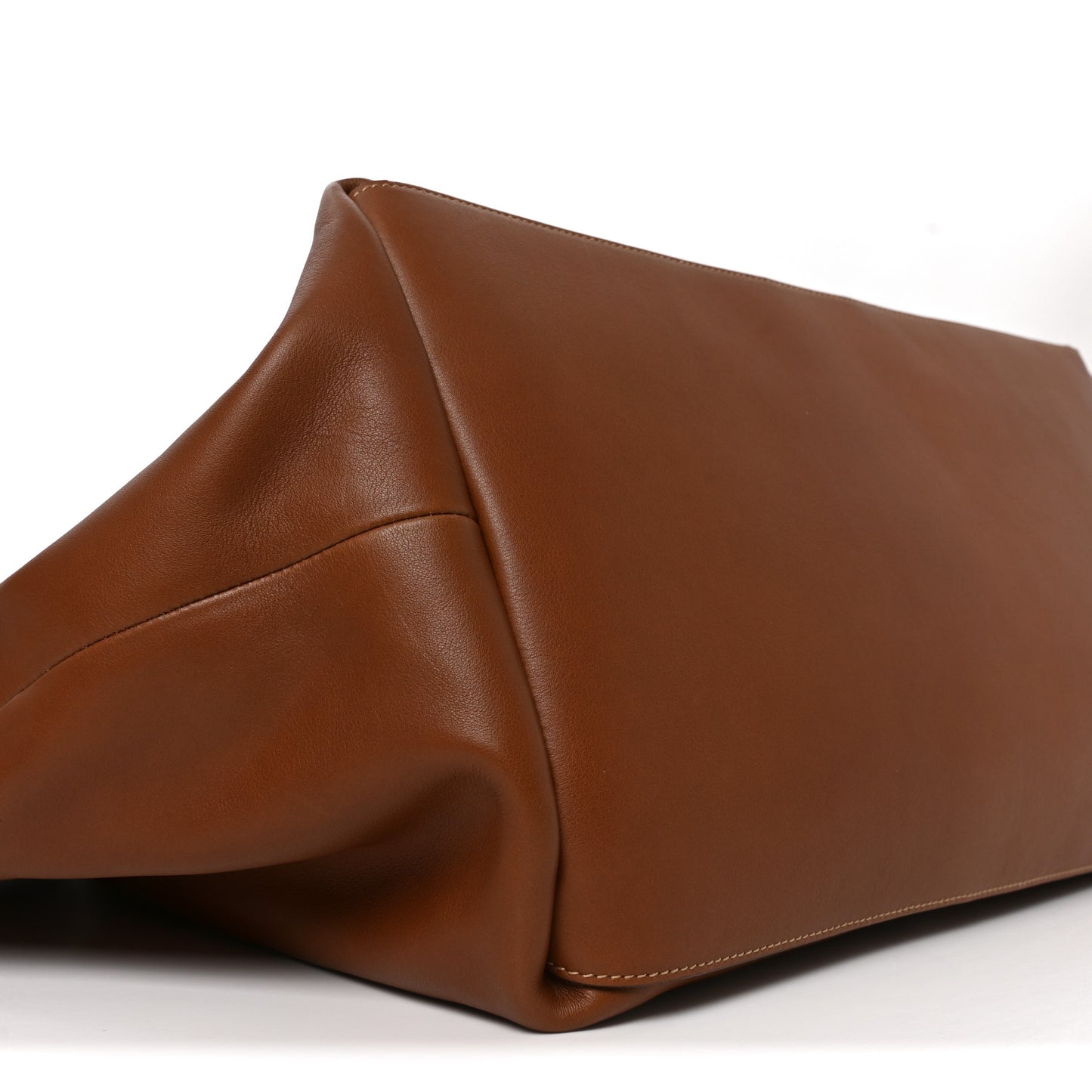 Calfskin Y Tote Brick